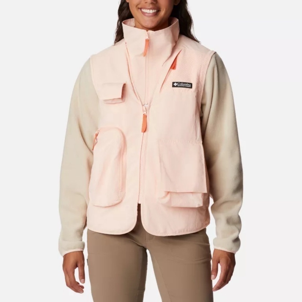 COLUMBIA XXL SKEENA RIVER detachable pink gorpcore woman activewear jacket